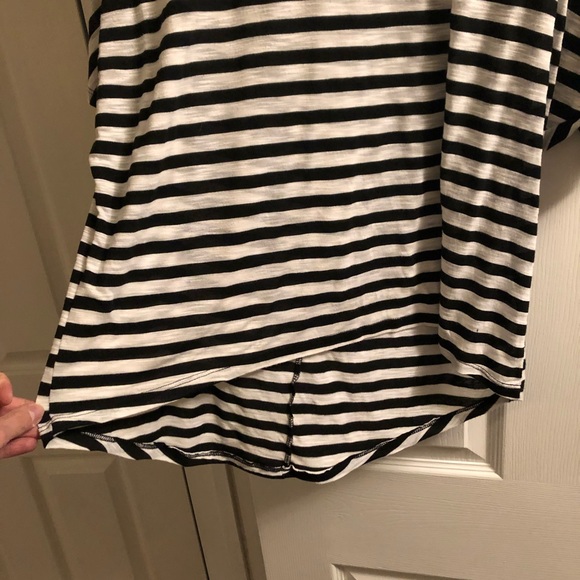 Black and white striped blouse, XL - Picture 4 of 4